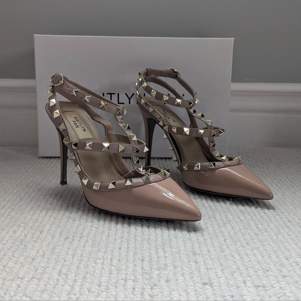 Kaitlyn Pan Studded Heels